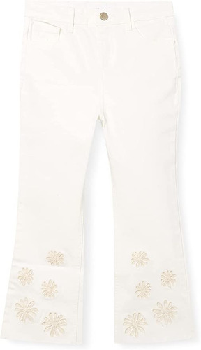 Pantalon Jeans Blanco Niña Desigual Estrella Talla 5/6