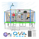 Lyromix Trampolin De 16 Pies, 15 Pies Y 14 Pies Para Ninos Y