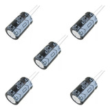 5x Peças Capacitor Eletrolítico 470uf 25v 470 X 25v 105ºc