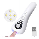 Mini Cabine Portátil Sem Fio Led Uv Secagem Unhas Gel Estufa