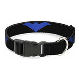 Collar De Gato Breakaway Nightwing Logo Negro Azul 8 A 12 Pu