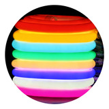 5m Fita Mangueira Redonda 360° Led Neon Flexível 110v/220v