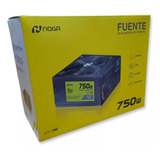 Fuente Para Pc Atx Noga 750w Black Cooler 120mm C/pcie