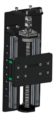 Eixo Z 100mm Para Router Cnc, Plasma - Com Fuso De Esferas