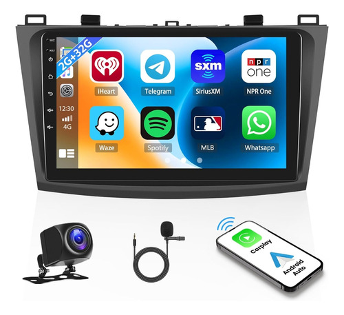 Radio Pantalla Android11 Para Mazda 3 Congps-camara -carplay