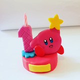 Vela De Cumpleaños Kirby