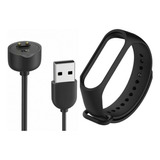 Malla Para Xiaomi Mi Band 5 + Cable Usb Cargado De Smartwach