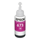 Botella Tinta Epson T673 Original Magenta 70 Ml T673320