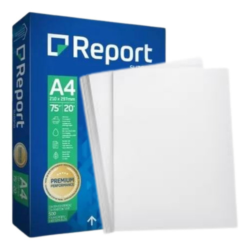 Papel Sulfite A4 75g Resma 500 Folhas Report Branco