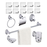 Juego De Accesorios Para Baño 16pz Acero Inoxidable Cromado