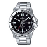 Relógio De Pulso Casio Mtp-vd01d - Analógico - Masculino - Cor Prateado