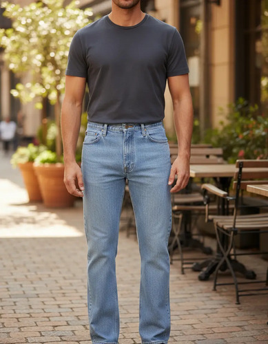 Pantalón De Mezclilla Vaquero Recto Wrangler De Hombre | Meses sin interés