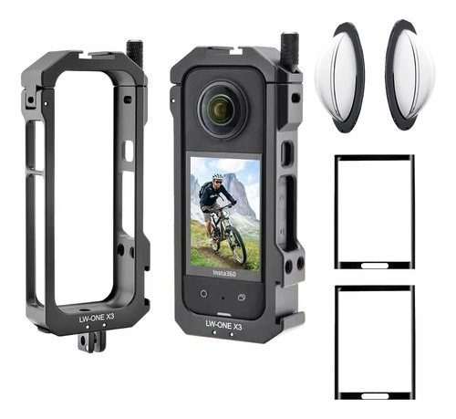 Marco Protector P/insta360 X3+protector De Lentes Y Pantalla