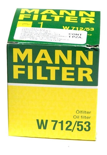 Filtro Aceite Gol 1.6 Comfortline 2010 10 W712/52