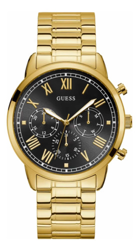 Guess Reloj Dorado Modelo U1309g2 Multifunciones