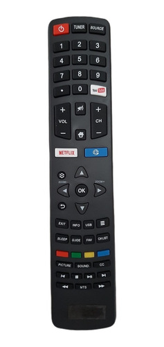 Control Remoto Smart Tv Alternativo Master G, Nex, Kioto,jvc