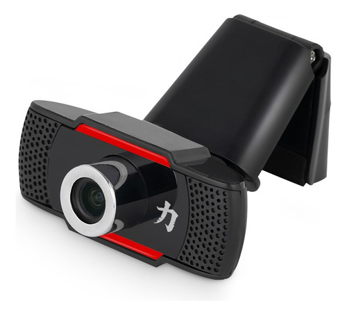 Webcam Portatil Crown Mustang Vision Fhd 1080p Color Negro