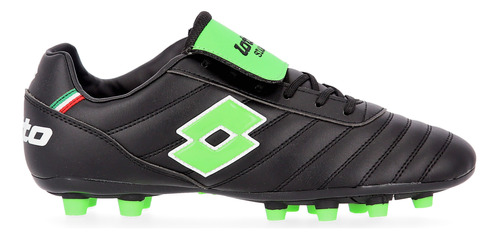 Botines Fútbol Stadio 500 Fg Para Hombre En Negro Y Verde