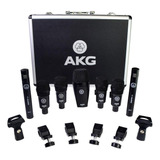 Paquete De 7 Micrófonos Para Batería Akg Drum-set-session1