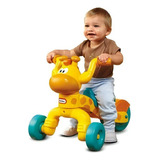 Jirafa Little Tikes Andarin Pata Pata Triciclo Sin Pedal Color Amarillo