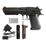 Pistola Desert Eagle Elétrica De Airsoft 6mm Rossi Cyma