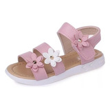 Sandalias Niña Verano Zapato Flor De Princesa Antideslizante