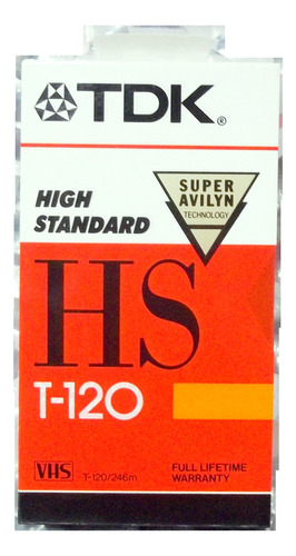 Cassette Vhs Video Home System Tdk T-120/246m High Standard