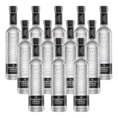 Paquete X 12 Tequila Maestro Dobel Diamante S\u002Festuche 700 Ml | Envío gratis