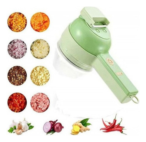 4 In 1 Portable Electric Vegetable Slicer Set