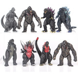 Fwefww 8pcs Godzilla Vs King Kong Acción Figura Modelo
