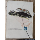 Folleto Catalogo Volkswagen Vocho Oval Window Español Manual