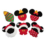 Mickey Mouse Esfera Minie Colgant Disney Adornos Navidad 6pz