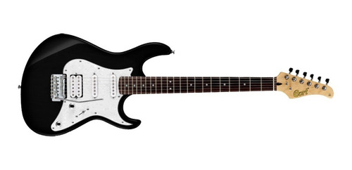 Guitarra Eléctrica Cort G250 Stratocaster Negra Con Tremolo