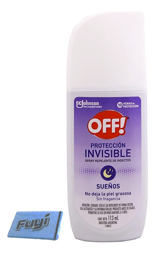 Repelente Off Para Mosquitos Apto Bebe Y Niños Nuevo Fuyi 