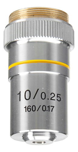 Objetiva Acromatica De 10x Para Microscopio - Rosca 20mm