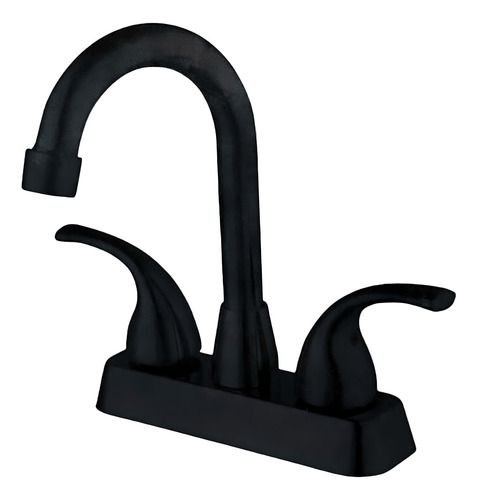 Llave Mezcladora Maxims Lavabo Negro Presion Baja Jm40001n