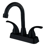 Llave Mezcladora Maxims Lavabo Negro Presion Baja Jm40001n