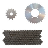 Kit Arrastre Italika 250z Piñon Cadena Sprocket 520h-108 L