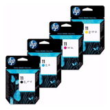 Combo Cabezal Hp 11 Original C4810a C4811a C4812a C4813a 4u