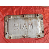 Cartel De Siam Antiguo De Fundición No Enlozado 