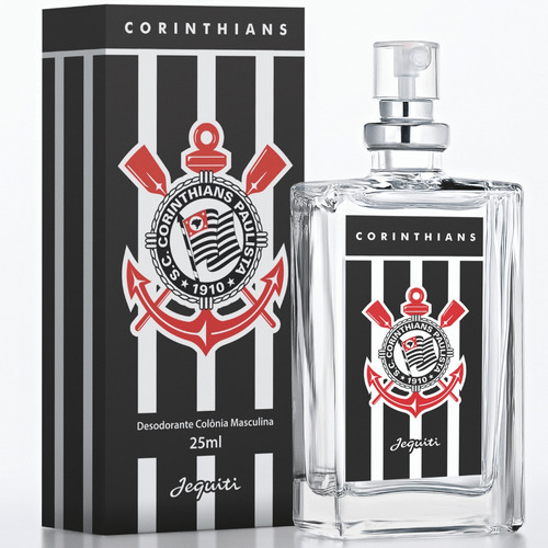 Desodorante Colônia Masculina Corinthians 25ml Jequiti