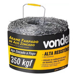 Arame Farpado Aço Zincado 1,6mm X 500m Vonder