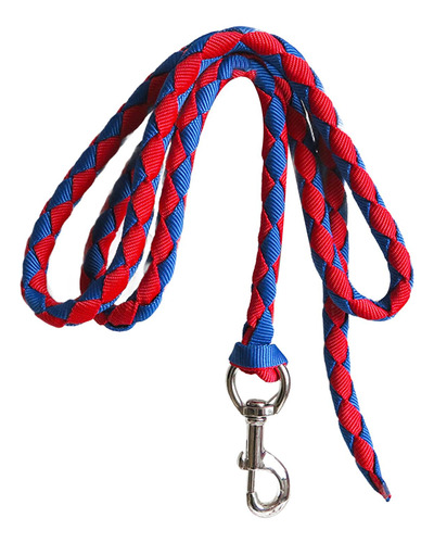 Cuerda De Para Caballo Con Perno, Clip 3 Metros Rojo Y Azul