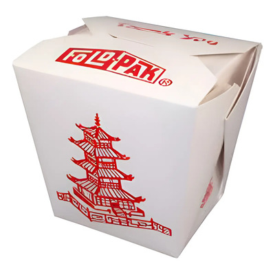 Caja Papel P\u002Fllevar(comida China) 26oz Fold Pak Pagoda C\u002F500 | Meses sin interés