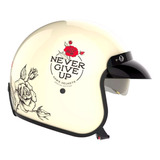 Casco Hawk 721 Abierto Vintage Never Give Up Sti Moto