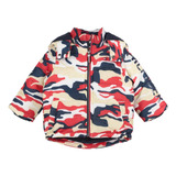 Jaqueta Infantil Camuflada Forrada Tommy Hilfiger - Original