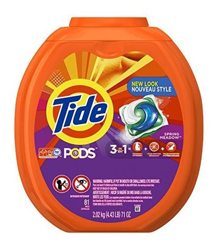 Tide Pods 3 En 1 He Turbo Detergente Para Ropa              