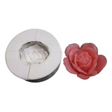 Forma Molde Silicone Sabonete Vela Rosa Happiness