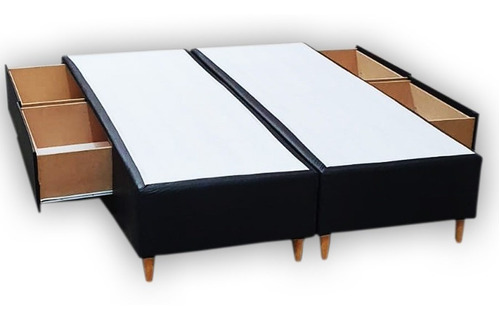 Cama Con 4 Cajones 2 Plazas 160 X 190 Cm Entrega S/c*