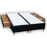 Cama Con 4 Cajones 2 Plazas 160 X 190 Cm Entrega S/c*